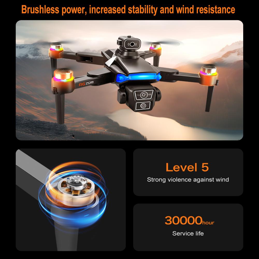 2026 RG706 MAX GPS Drone with 4.5inch Screen Professional 8K HD Camera FPV Dron Brushless 360° Intelligent Obstacle Avoidance RC Quadcopter Toy 5G UAV
