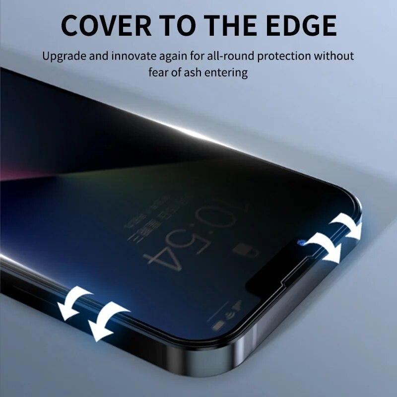4 PCS Anti Peeking Tempered Glass for iPhone 14 12 11 Pro Max Privacy Protective Glass for iPhone 14 Plus 12 Mini SE 2020