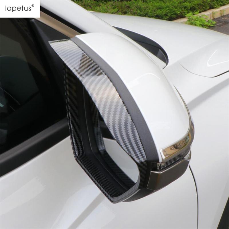 For Hyundai Tucson NX4  - 2026  Car Rearview Mirror Rain Eyebrow Cover Trim ABS Chrome / Carbon Fiber Accessories Exterior