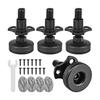 Sturdy Furniture Levelers 3/8Inch Thread Leveling Feet Adjustable Height Designs 4Pcs Furniture Leg Extenders Daily Use
