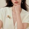 Enamel Animal Brooch Women Flower Lapel Pin Wedding Party Corsage Jewelry Fruit Brooch Suitable for Various Occasion