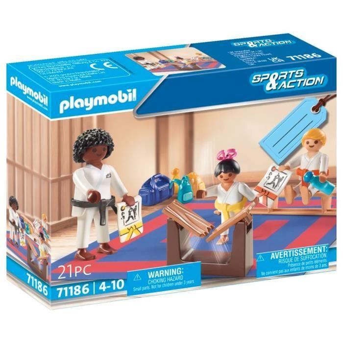 Set cadeau Entrainement de karaté - PLAYMOBIL 71186 - Multicolore - Matériaux mixtes - 4 ans et plus chiaro