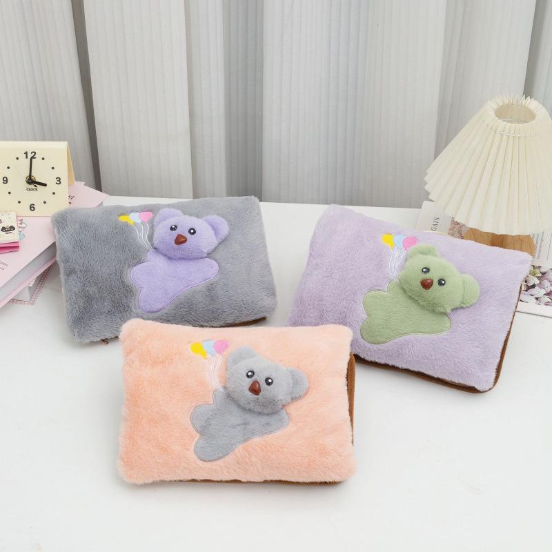 Electric Hot Water Bottle: Safe, Explosion-Proof, Auto Power-Off, Double Hand Inserts, Washable, Baby-Friendly