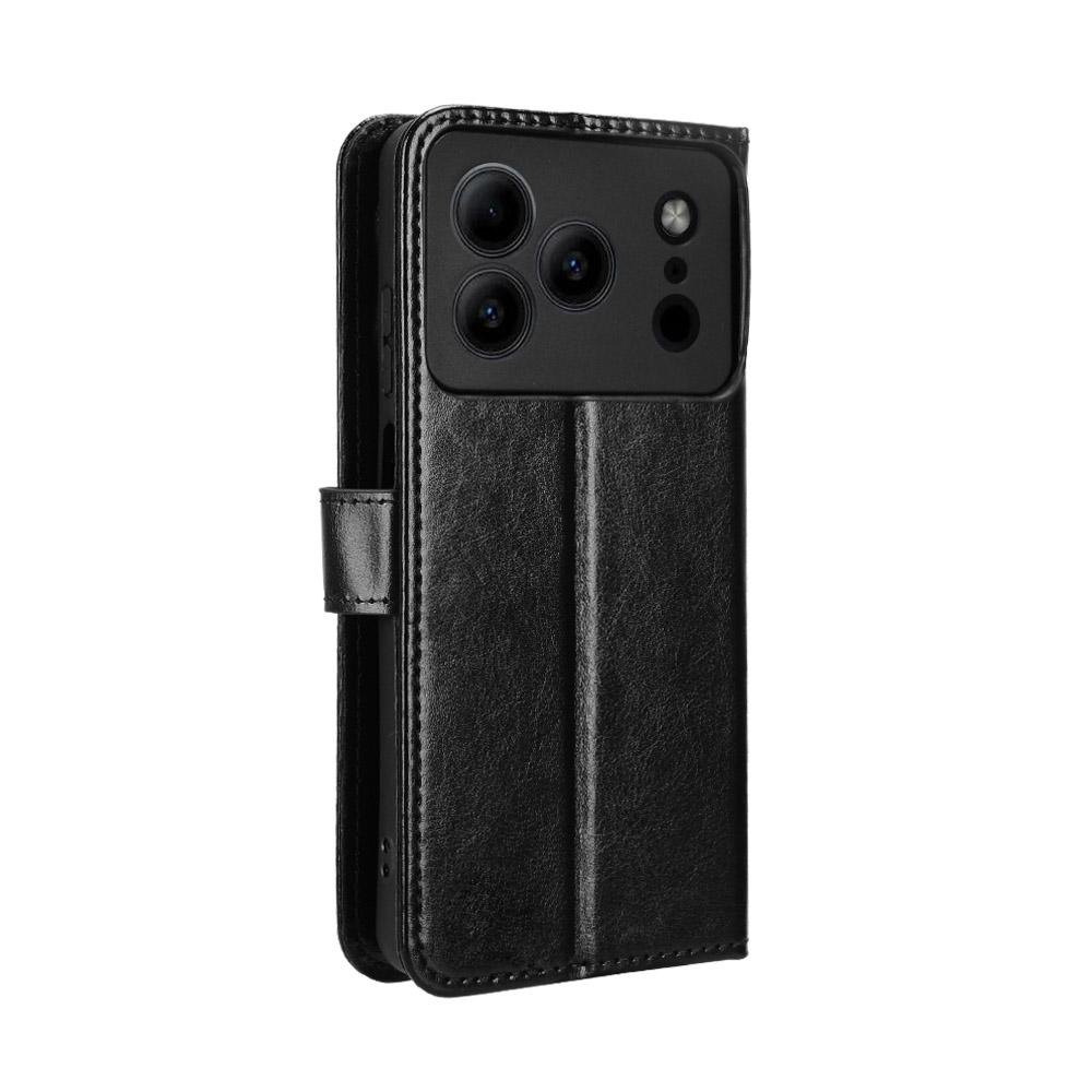 Para Doogee Note 56X/Note 56X Pro Funda tipo cartera con soporte y ranuras para tarjetas – Cubierta de cuero abatible resistente a golpes, al polvo y de uso rudo para negocios