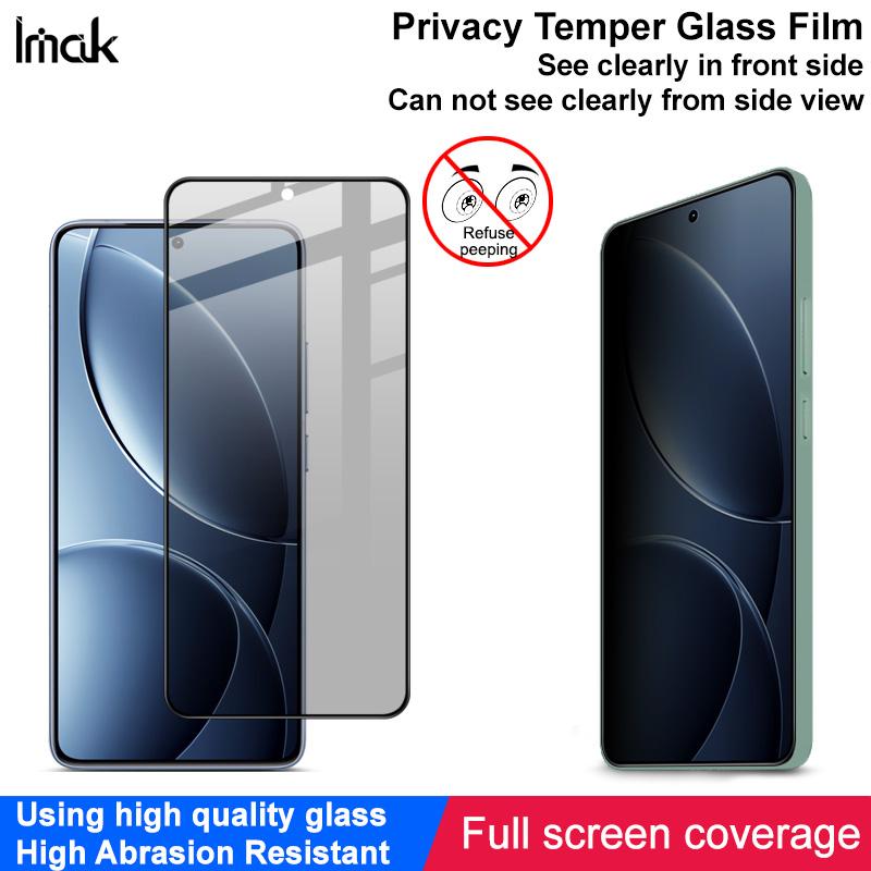 For Redmi K80 Pro 5G Glass IMAK Privacy Temper Glass Full Screen Coverage Film
