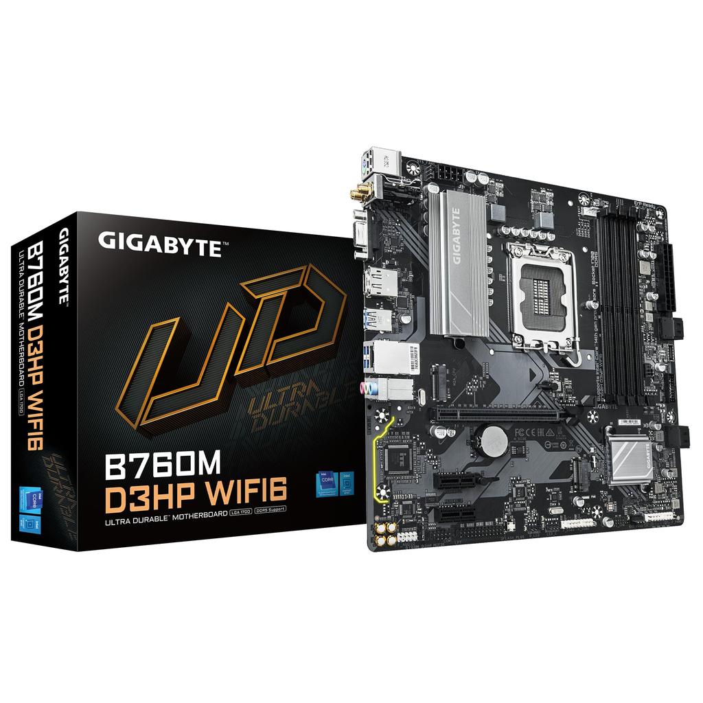 [Amazon.co.jp Exclusive] GIGABYTE B760M D3HP WIFI6 Micro-ATX Motherboard MB6697