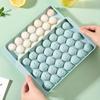 33 Grid Hockey Shape PP Ice Ball Mold, Whiskey Ice Cube Tray Box, Popsicle Lollipop Maker DIY Frozen Kitchen Gadgets Gifts