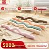 Barre de musculation courbée en silicone pour la protection des curls biceps - Barre de musculation antidérapante