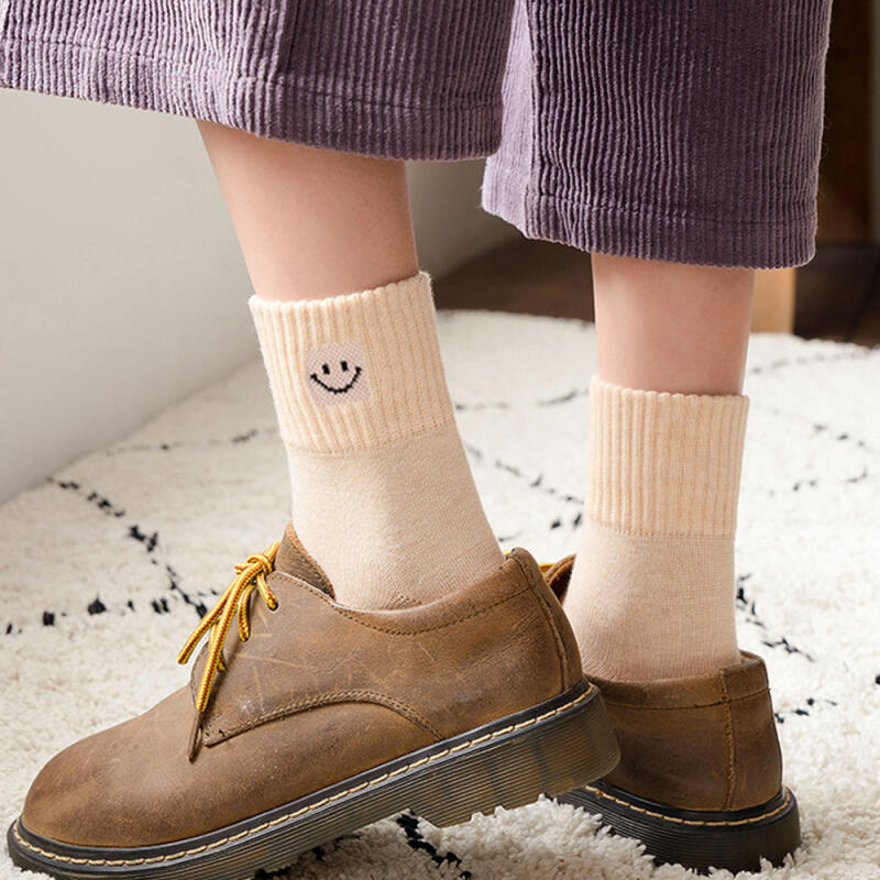 Winter women's fleece-lined socks that keep your feet warm and cozy