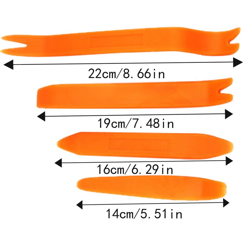 WJnflQN Car Trim Removal Tool Kit, Trim Tool Auto Removal, Interior Trim Removal Kit