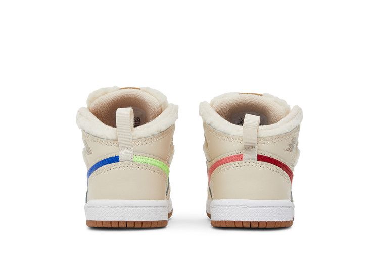 Jordan 1 Mid Utility Fleece Pearl White (TD)