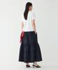 STUDIO TOMBOY Lace Tiered Elastic Skirt_Dark Navy 9176232983