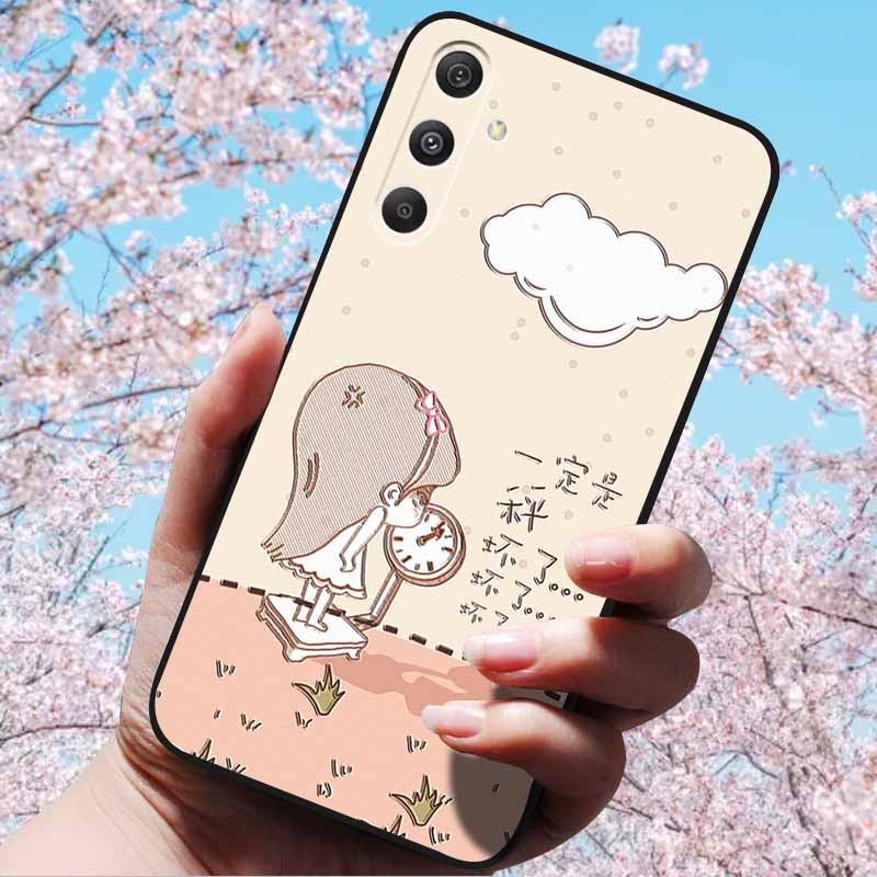 For Samsung Galaxy A16 5G 4G Cases 3D Relief Soft Silicone Cover Retro Embossed for Galaxy S24 FE Plus S 24 Phone 3D Soft Cases