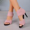 Fashion 2025 Fashion Ladies Shoes Open Toe Women's Sandals New Plus Size Dress Sandals Women Summer Outdoor Best Seller Heeled Sandals