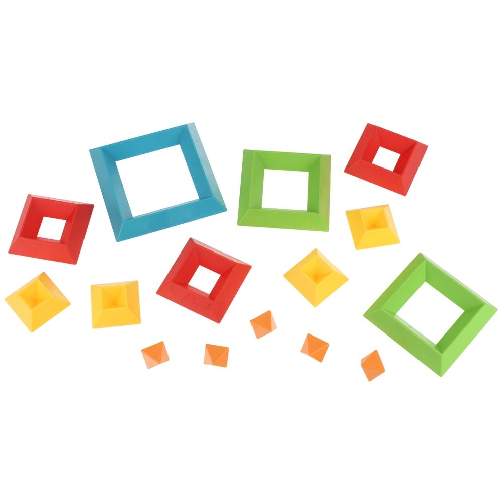 Lubanta Creative Construction Blocks Spatial Geometric Figures 15 pcs.