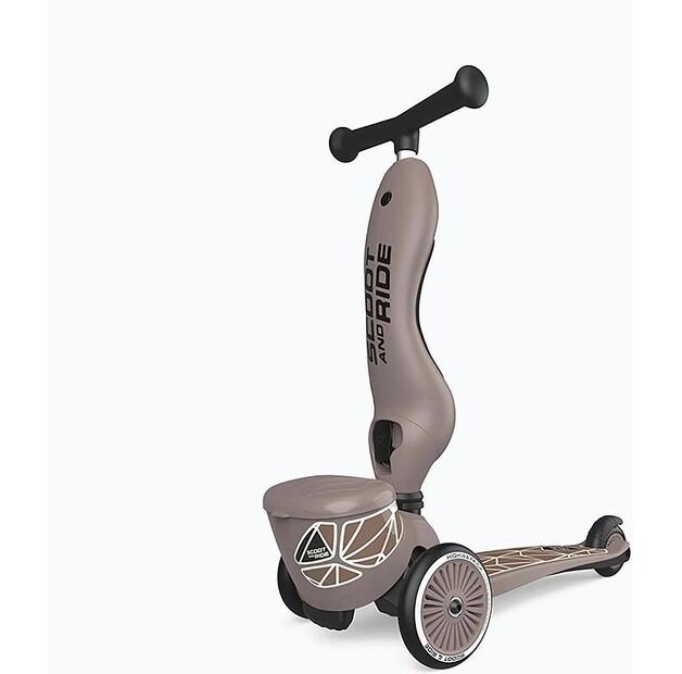 2-in-1 Scooter-Balance Bike Scootandride Highwaykick 1 Lifestyle Brown-Striped