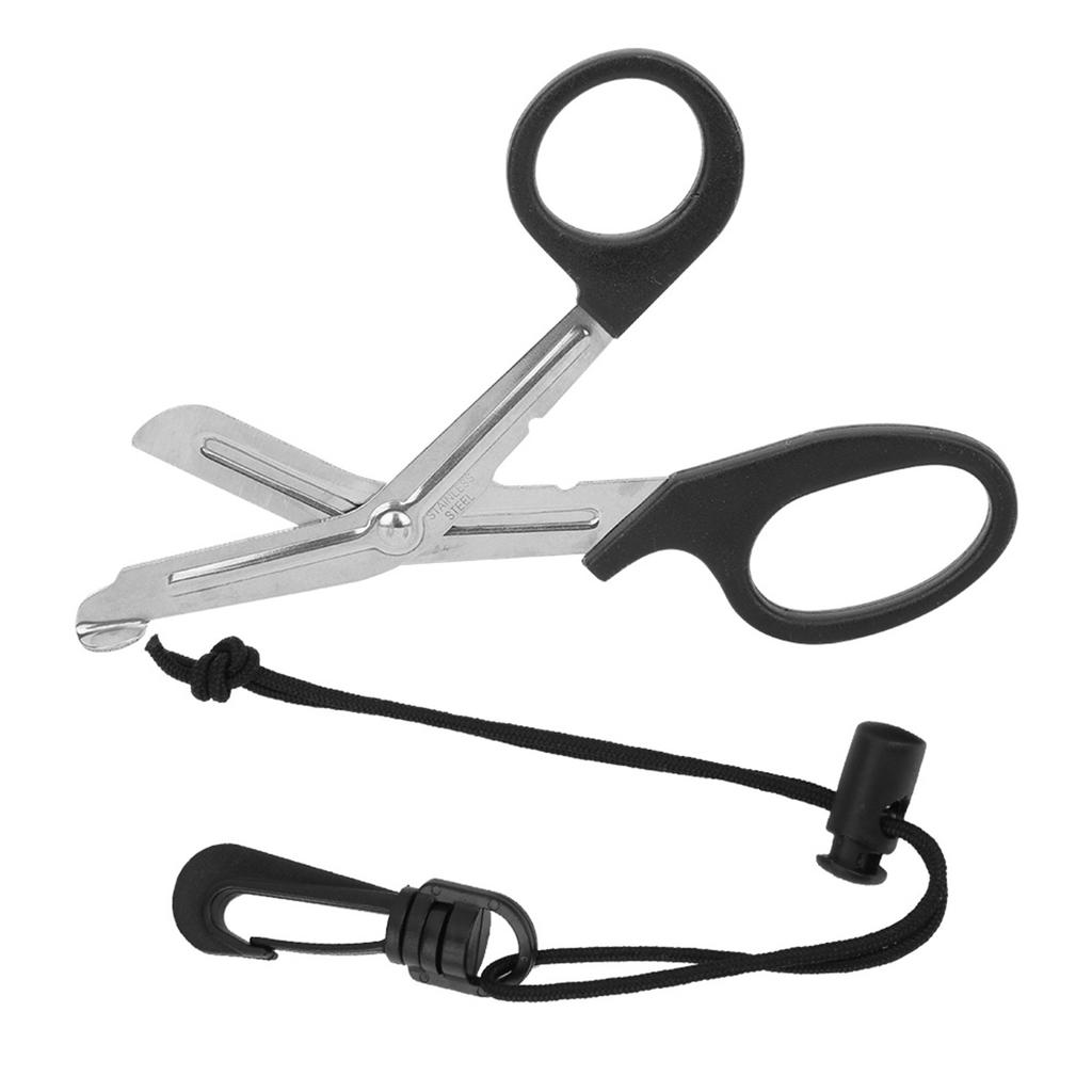 JD‑918 420 Stainless Steel Scuba Technology Diving Scissors Underwater Escape Rope Fishing Net Shear