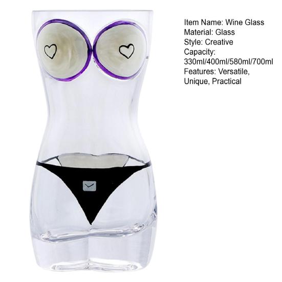 Human Body Wine Glass  Nude Wine Glass for Parties