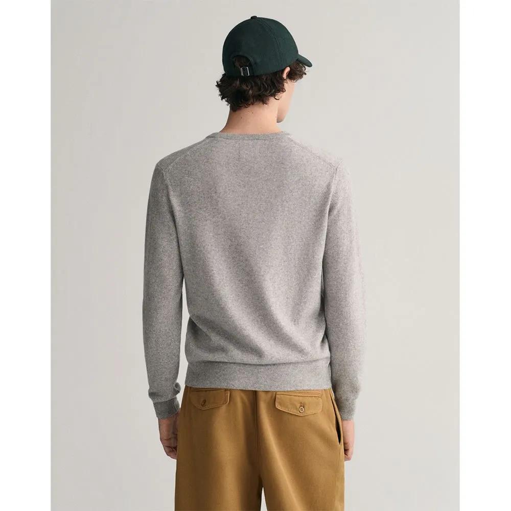 Gant Superfine Lambswool V-neck Sweater