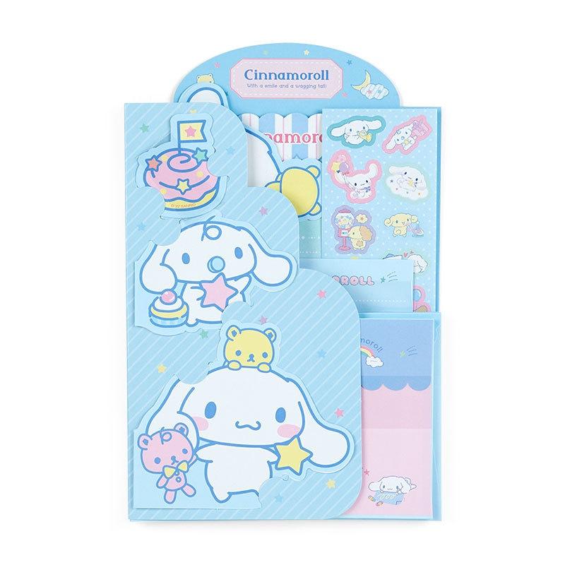 Cute And Fresh Cartoon Stationery Set Of 5 With Unique Envelopes And Sticky Notes