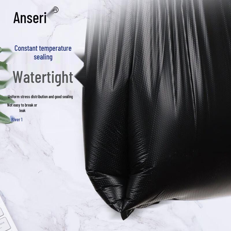 Ancai Rui 200L Heavy-Duty Black Flat-Pack Garbage Bags