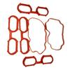 6pcs/set Engine Intake Manifold Cover Crankcase Vent Valve Gasket for BMW X5 AWD E53 4.4i 11617508541 11611433328 11611729727