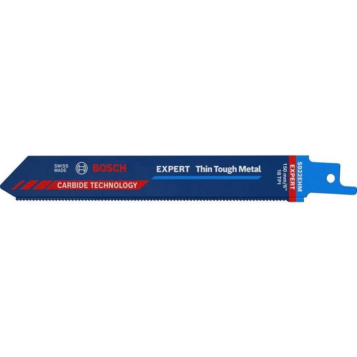 Bosch Accessories 2608900362 EXPERT « Thin Tough Metal » S 922 EHM lame de scie sabre, 10 pièces Longueur lame de scie