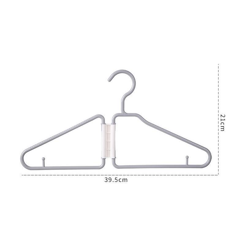 Plastic Foldable Hangers Portable Folding Clothes Travel Supplies Household