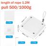Automatic Door Closer Punch-free 500g-1000g Wire Rope Retractable Automatic Recovery Coil Closing Device Furniture Hardware Tool