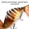 10cm 3D Fishing Lures Swimbait Wobbler Hard Multi-Sections Fishing Lures Saltwater Trolling Lures Fishing Baits Wobbler