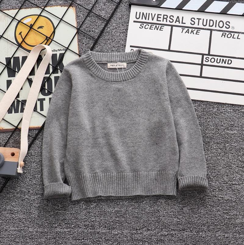 2022 New Arrival Korean Style Unisex Children s Pure Cotton Warm Knit Sweater 80 cm