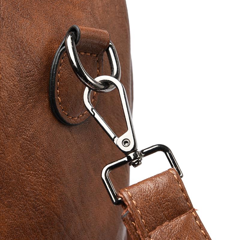 Printed Large Capacity Backpack Women's Retro PU Backpack