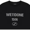 WE11DONE Short Sleeved T Shirts Unisex WD-TT2-25-737-U-BK