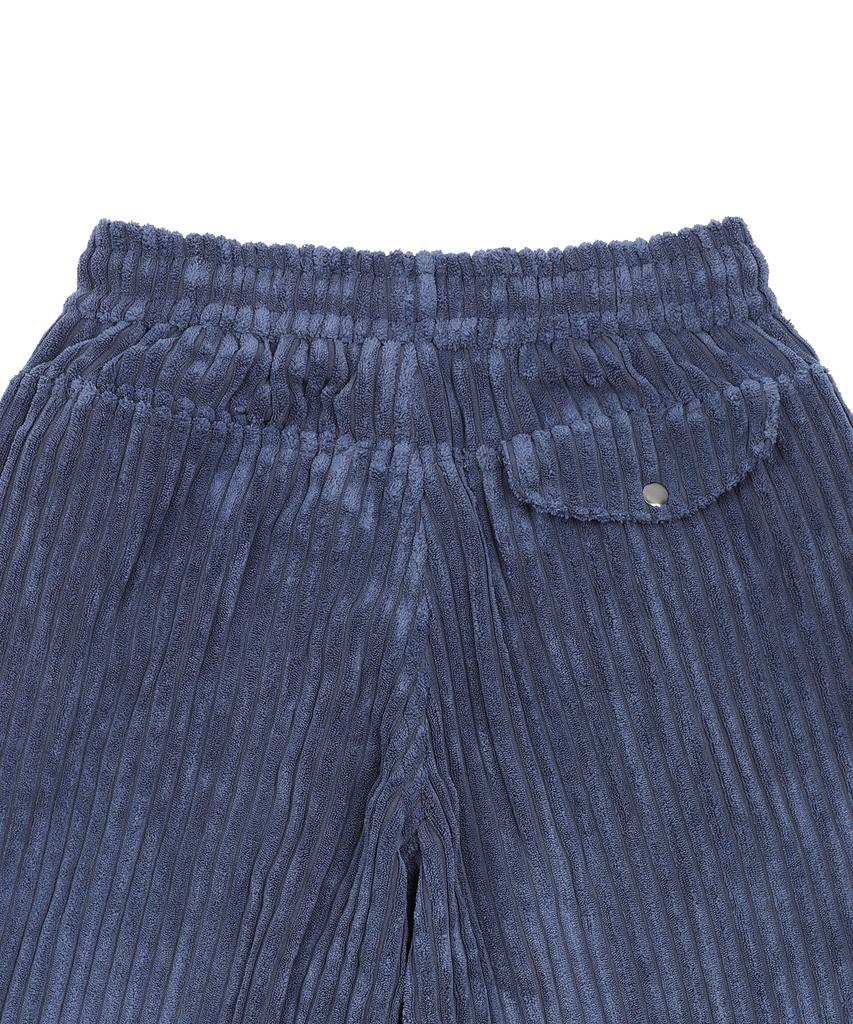 Gluck Gp152 Big Corduroy Easy Pants (Navy)