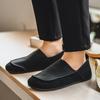 Men’s Retro Moccasins Shoes Fashion Casual Slip On Flats Driving Shoes Black Khaki Wide Head Shoes Plus Size