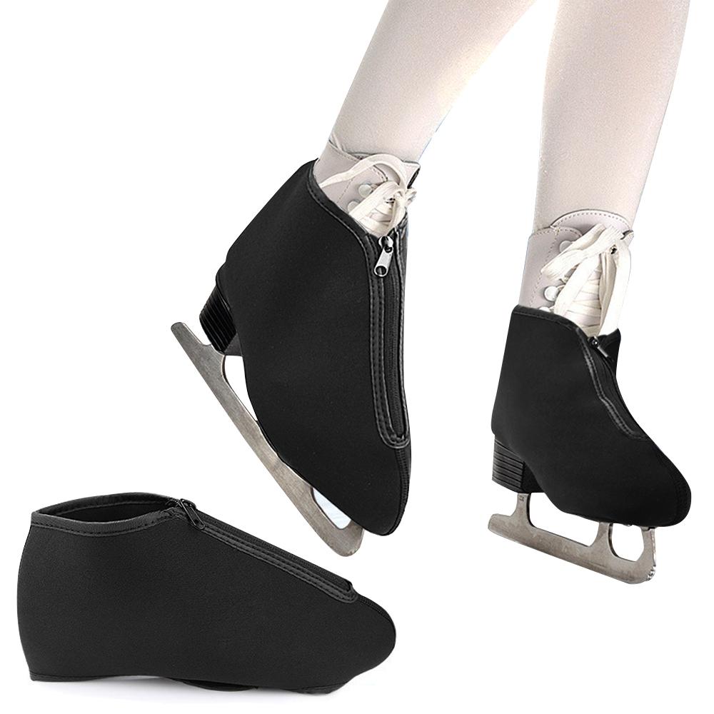1 Paire Chevillère Couvre-botte Patin à Glace, Accessoires de Patinage Artistique pour Botte de Patinage Artistique, Couvre-bottes de Patinage pour Botte de Patin à Roulettes ou à Glace