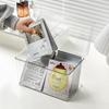 Desktop Storage Box Transparent Desk Stationery Hand Account Storage Box Large Capacity Drawer Cosmetic Organizer Box