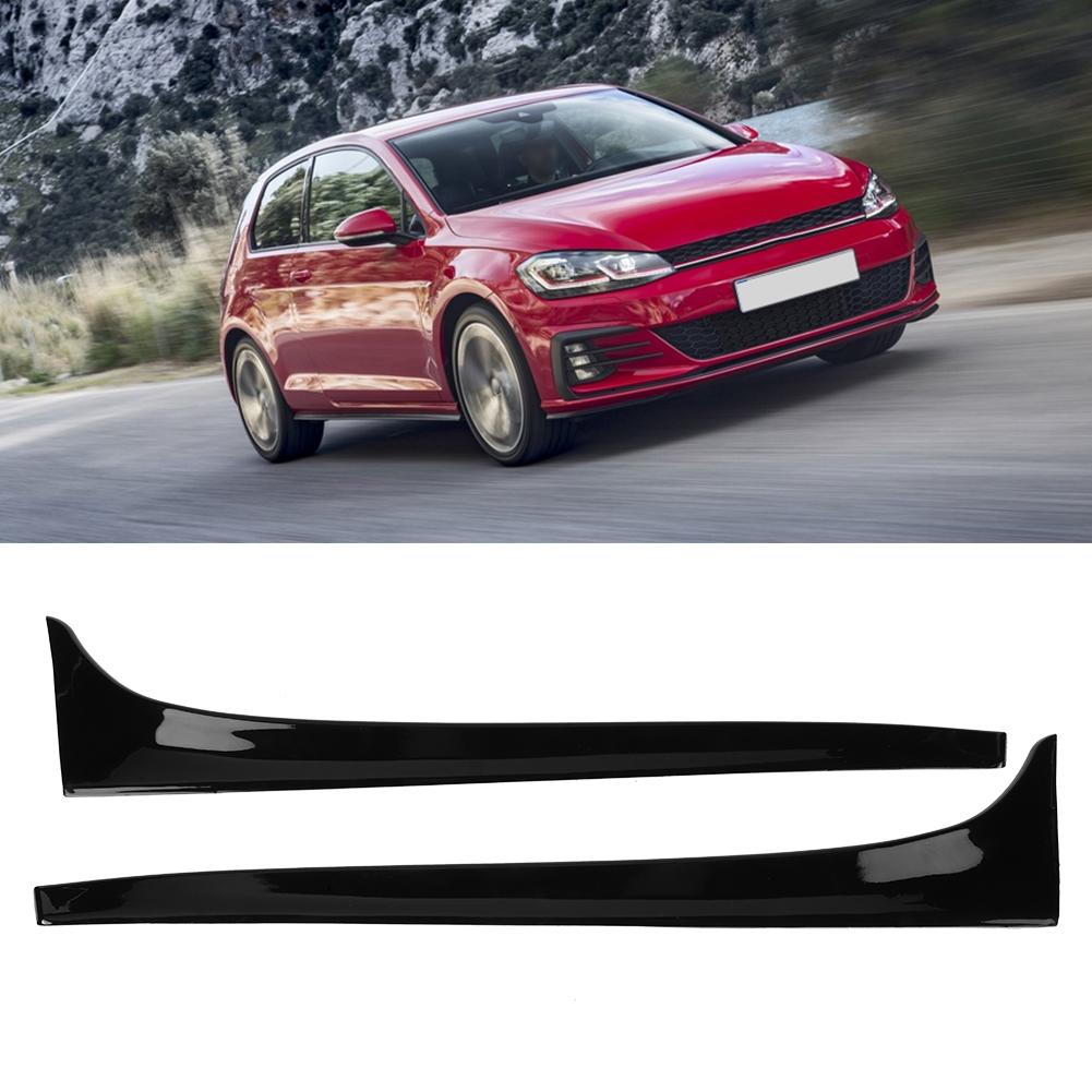 2pcs ABS Car Rear Window Side Wing Spoiler Fits for Volkswagen Golf 7 14 19
