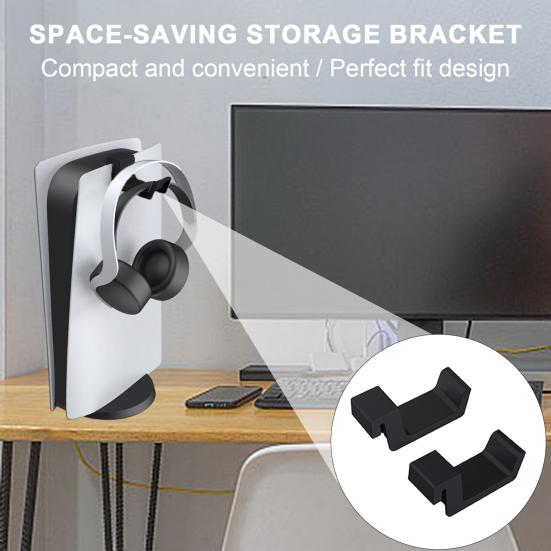 Console Hanging Bracket Storage Hanger Simple Compact Headphone Installation Space Saving Side Headset