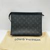 [Pre-Owned] Pochette Voyage MM 'Black Monogram Eclipse Canvas' - Excellent #1EYND7Z
