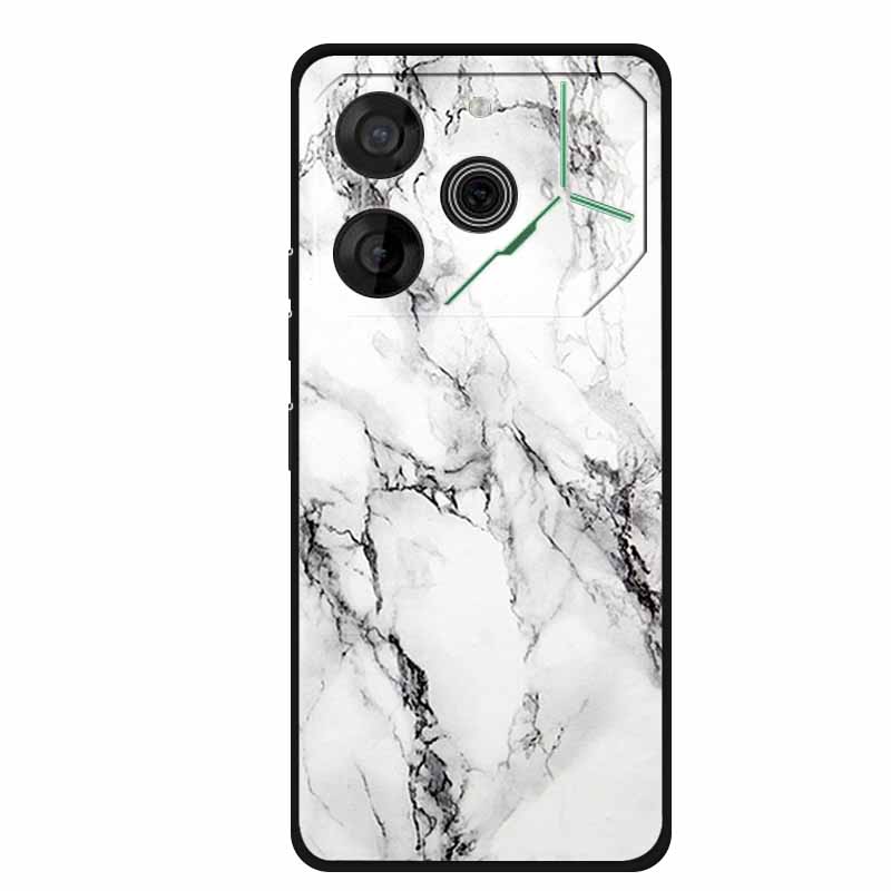 For Tecno Pova 6 Case Luxury TPU Soft Silicone Phone Cases Back Cover for Tecno Pova6 2024 6.78" Shockproof Love New Cute Coque