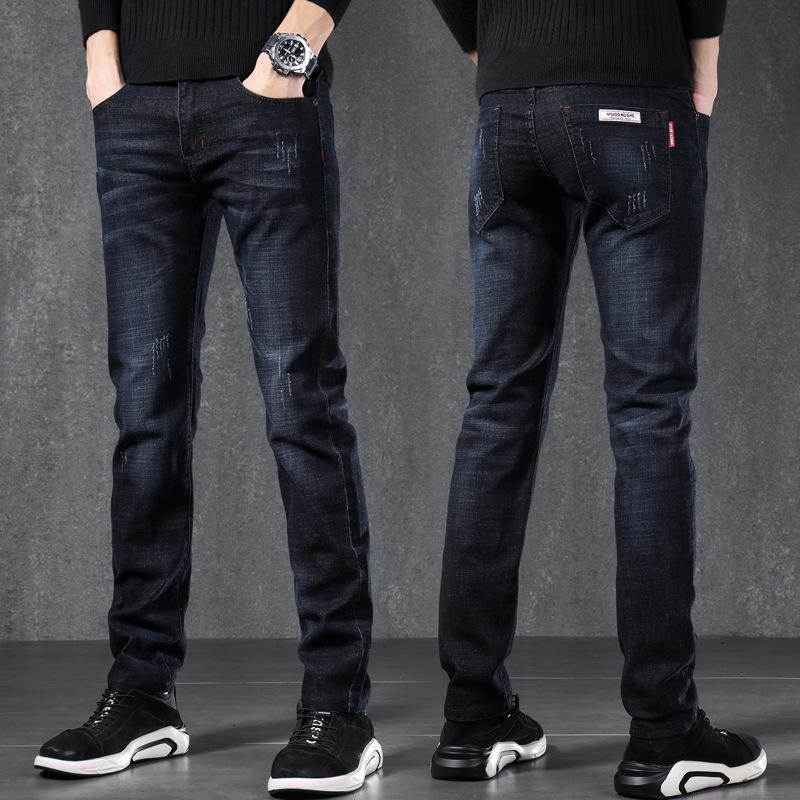 2024 Autumn And Winter New Jeans Men'S Trend Straight Tube Slim Fit Loose Trendy Brand Fashionable Casual Pants
