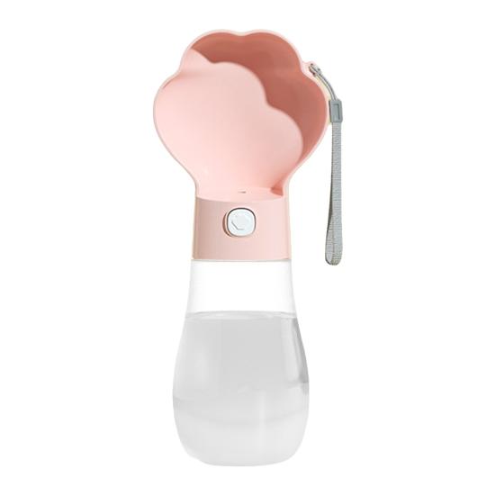 Portable Dog Water Bottle Leak-Proof Water Dispenser with Drinking Bowl Travel Pet Water Bottle for Dogs Cats Outdoor Walking Hiking