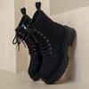 Women's Mid-calf Boots Summer British Style Thick-soled Short Boots Versatile Motorcycle Yellow Boots