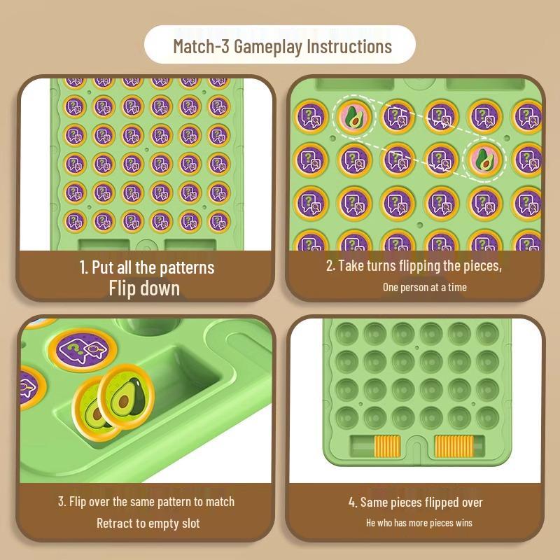 Flip-Over Chess: Two-Player Memory Puzzle Game for Kids