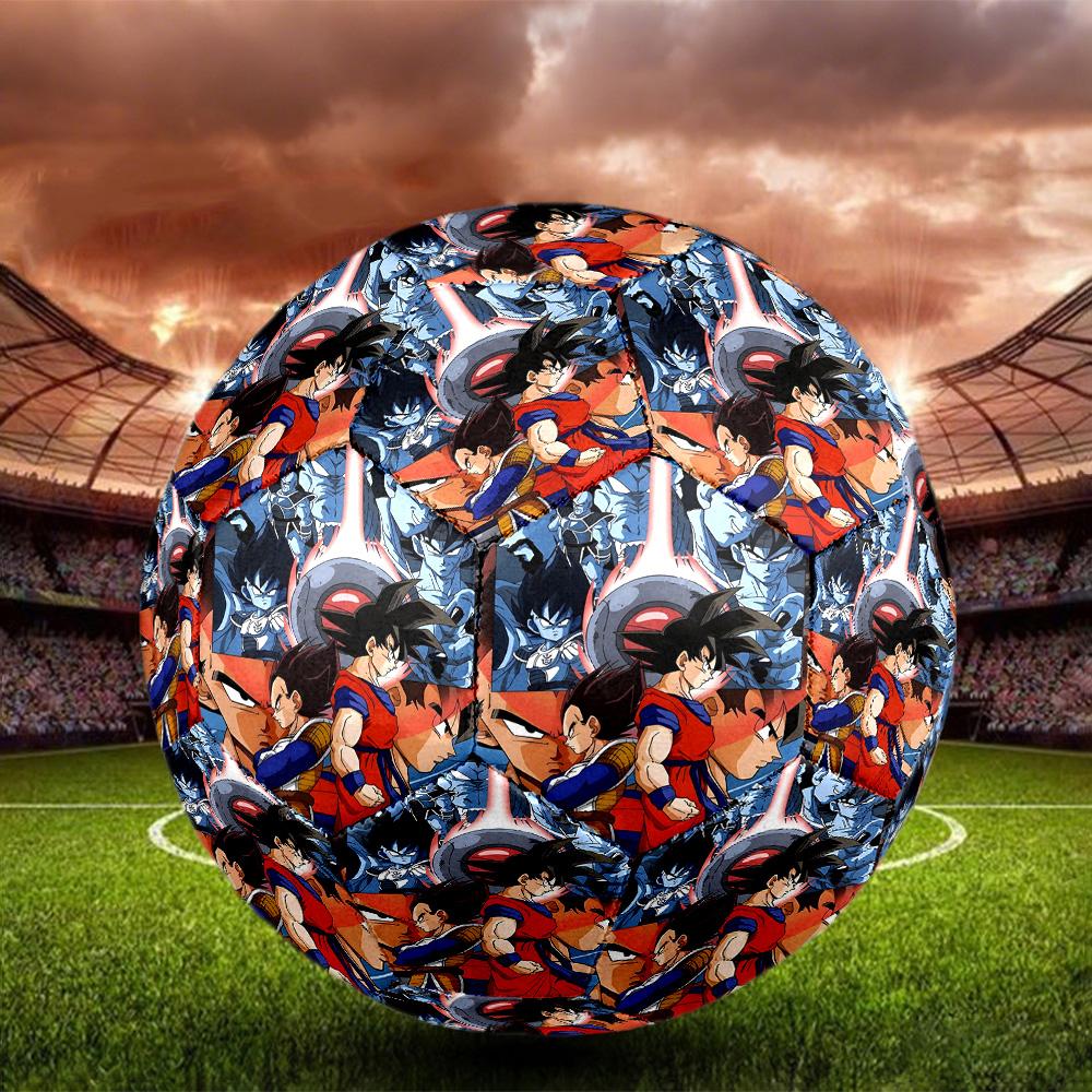 DRAGON BALL Print Size 5 Soccer Ball, Standard Match Football for Sports Game and Team Practice, Ideal Gift for Soccer Fans
