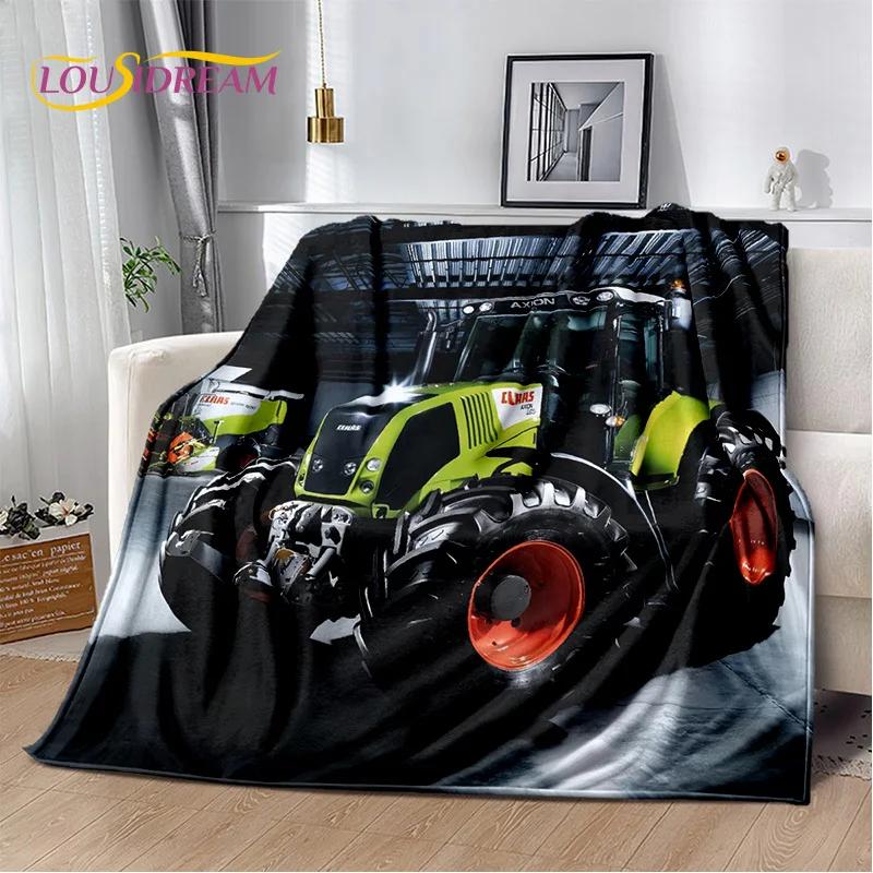 27 Style Truck Retro 3D Tractor Car Blanket,Soft Throw Blanket for Home Bedroom Bed Sofa Picnic Travel Office Cover Child Gift