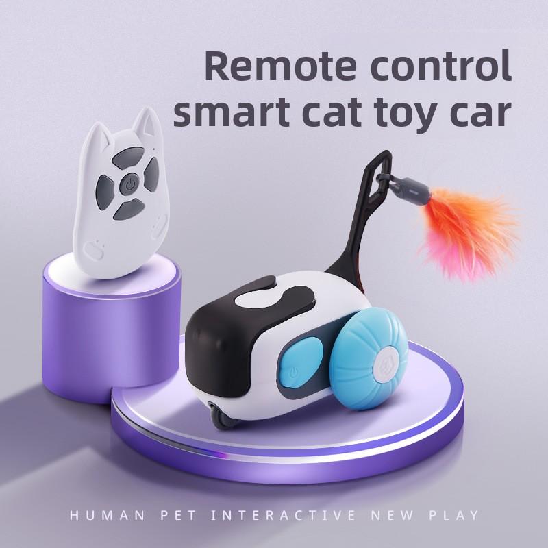 Intelligent Cat Teaser Remote Control Car Electric Kitten Toys Pet Supplies