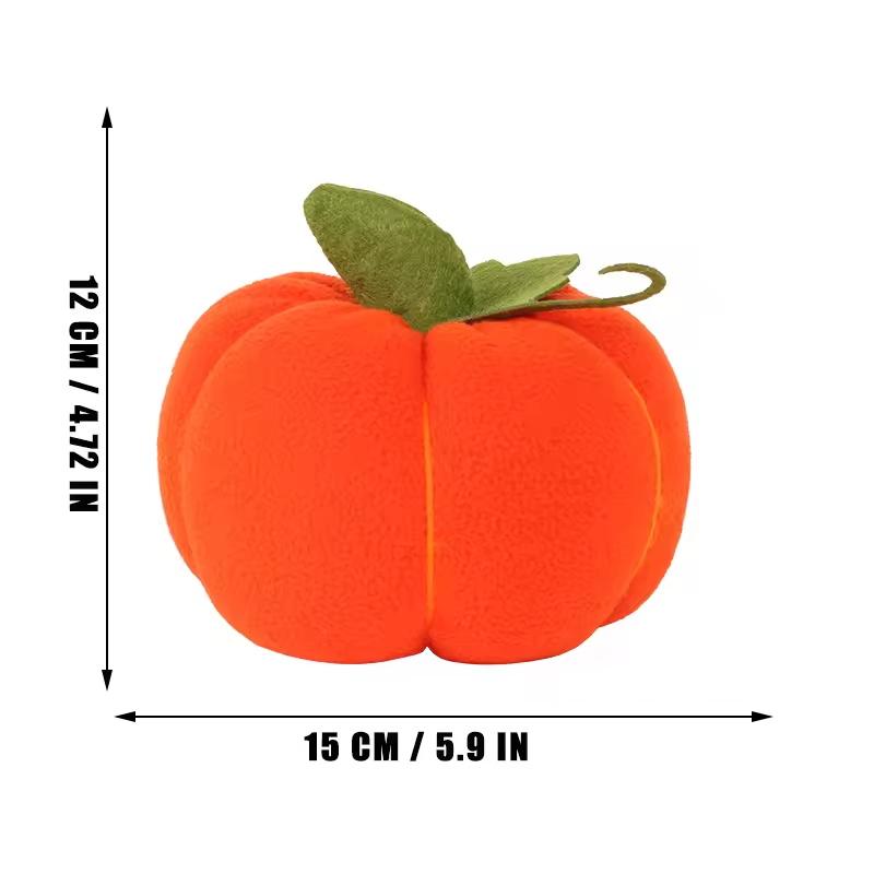 Simulation Plush Pumpkins Artificial Fall Harvest Halloween Decoration for Home Kitchen Farmhouse Thanksgiving Wedding Festival