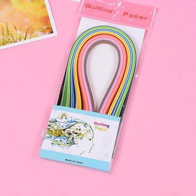 160pcs 5mm*39cm Folding Paper Art Quilling Color Handmade Paper